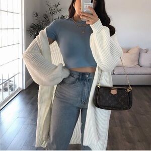 Oversized Chunky Knit Cardigan